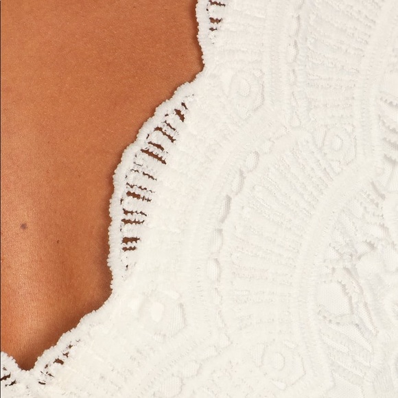 Lulu’s Angel in Disguise Lace Skater Dress #256N - Picture 2 of 5